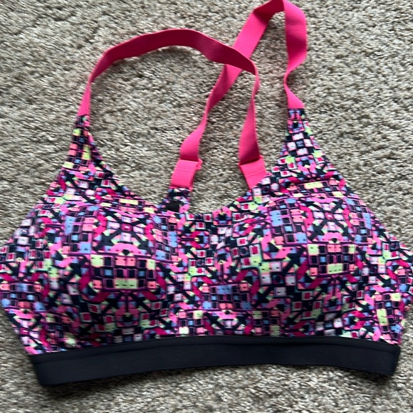 VGUC 34C Victoria Sport multi bright colored workout bra - Picture 1 of 4
